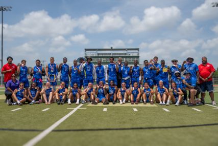 JOINT BASE SAN ANTONIO – FORT SAM HOUSTON, Texas  –   The first Armed Forces Sports Flag Football Championship crowned its first champions Saturday, closing out four days of competition that brought together elite athletes from across the U.S. military, and the Department of the Air Force walked away with all of it.
